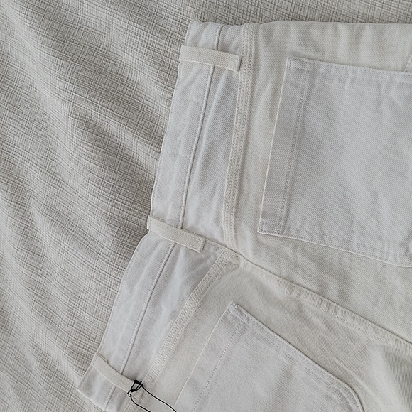 BLDWN cream/white high rise shorts NWT - Picture 4 of 12